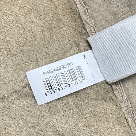 Gymshark Whitney Simmons High-Waisted Shorts Womens Size XS Eyelash Knit - BROWN - Picture 10 of 11